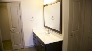 Bathroom Sink at Monaco Apartments in Uptown Dallas TX Lux Locators Dallas Apartment Locators