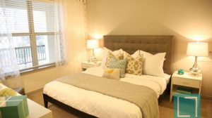 Bedroom at Monaco Apartments in Uptown Dallas TX Lux Locators Dallas Apartment Locators