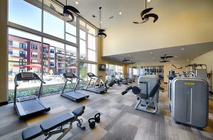 Fitness Room at Strata Apartments in Uptown Dallas TX Lux Locators Dallas Apartment Locators