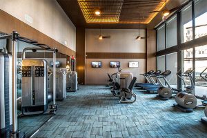 Fitness Workout Center at The Taylor Apartments in Uptown Dallas TX Lux Locators Dallas Apartment Locators