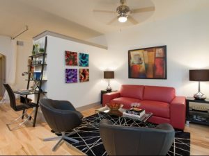 Living Room Lounge at The Monterey by Windsor Apartments in Uptown Dallas TX Lux Locators Dallas Apartment Locators