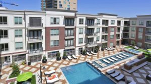 Pool Top View at Alara Uptown Apartments in Uptown Dallas TX Lux Locators Dallas Apartment Locators