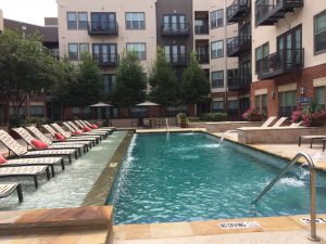 Pool at 2929 Wycliff Apartments in Dallas TX Lux Locators Dallas Apartment Locators