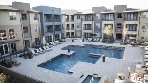 Pool at Berkshire Medical District Apartments in Uptown Dallas TX Lux Locators Dallas Apartment Locators