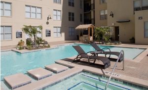 Pool at McKinney Uptown Apartments in Uptown Dallas TX Lux Locators Dallas Apartment Locators