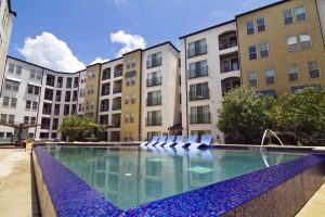 Pool at The Monterey by Windsor Apartments in Uptown Dallas TX Lux Locators Dallas Apartment Locators