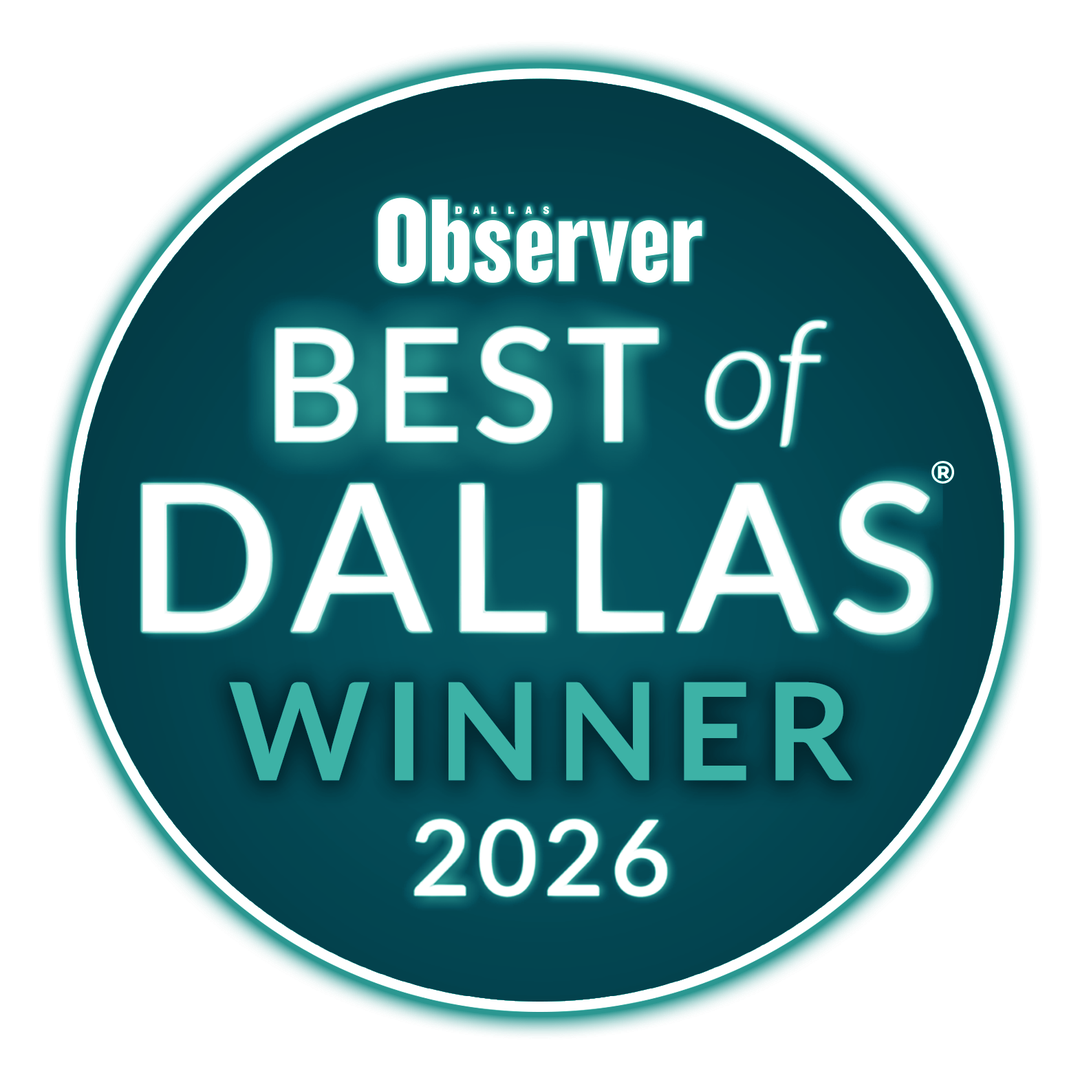 Dallas Observer Best of Dallas 2026 Winner badge for LUX Locators
